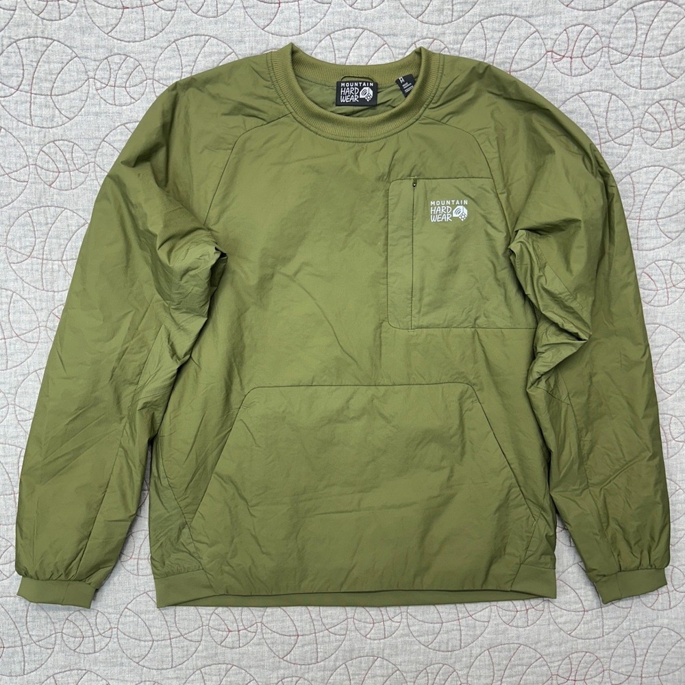 Mountain Hardwear Kor Alloy Crew Pullover Green Ripstop / Mens Medium